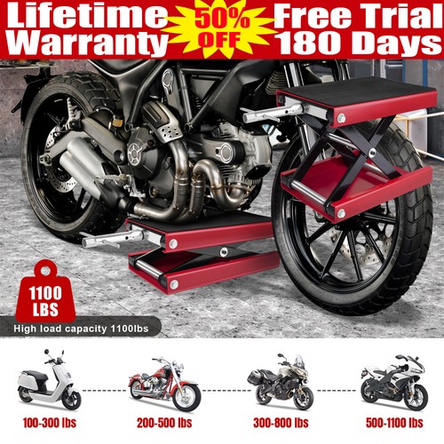 Motorcycle wide deck scissor - wide,