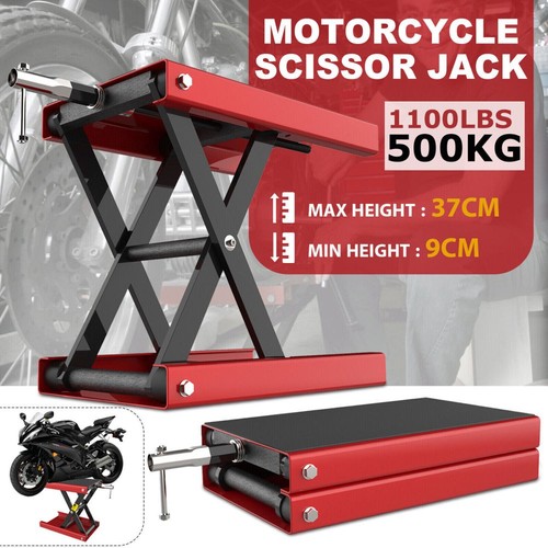 Motorcycle center scissor - center, lift